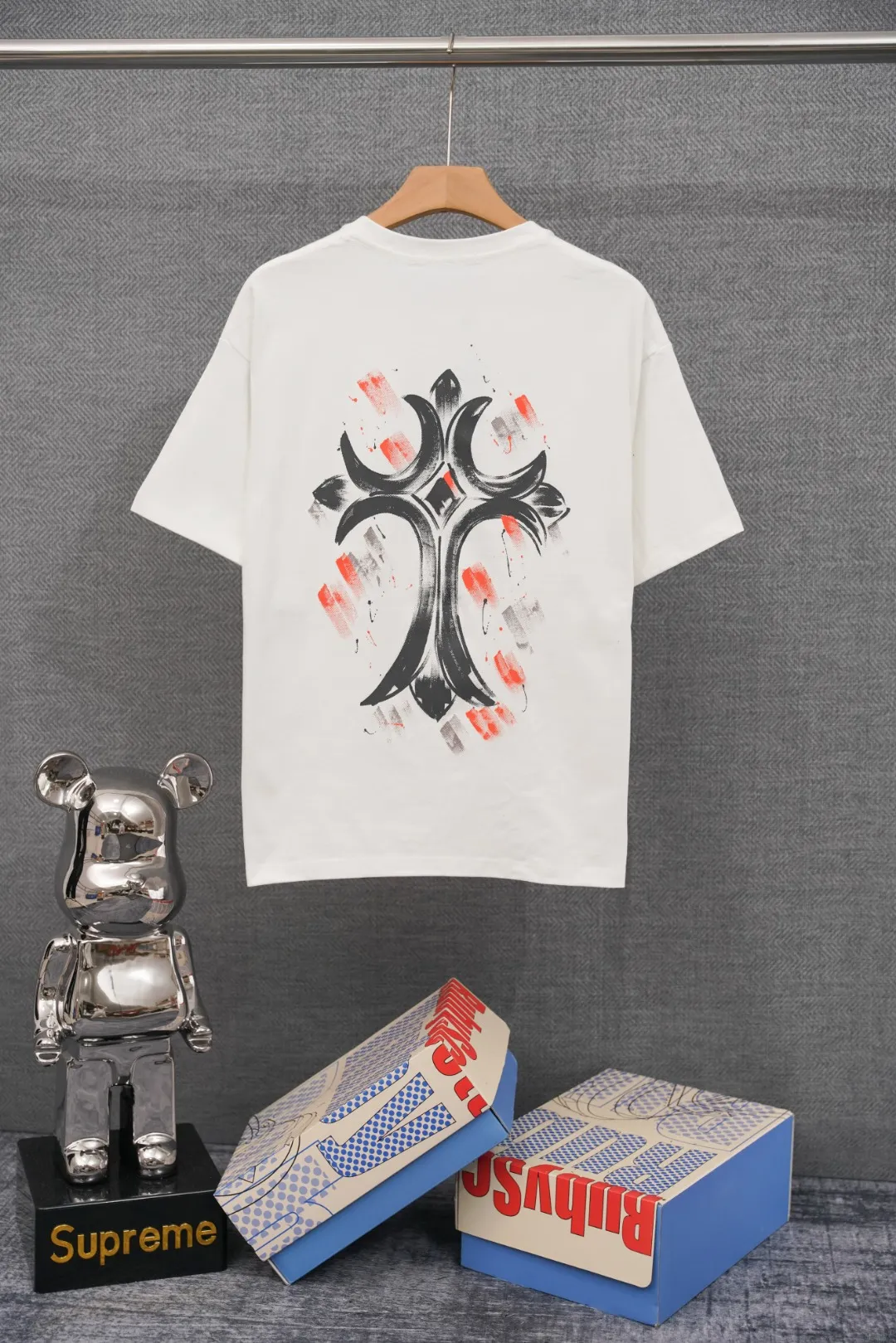 DT 27 60 Chrome Hearts T ， ， Black White S-XL